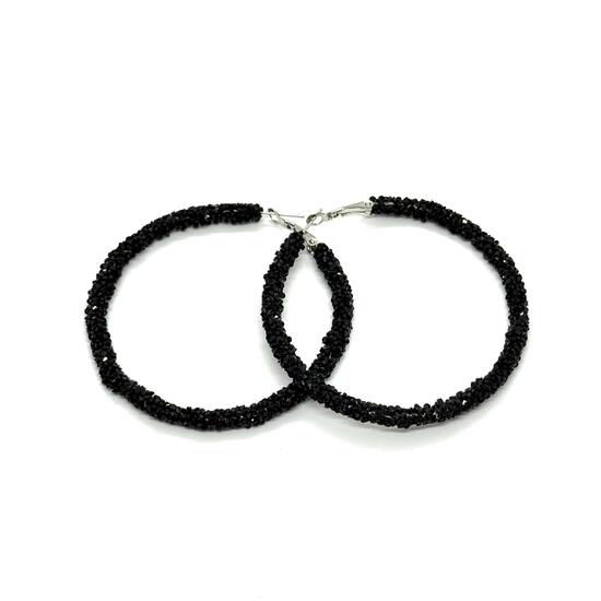 Серьги кольца большие