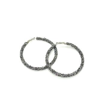 Серьги кольца большие