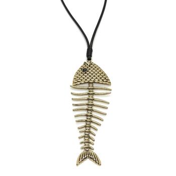 Колье рыба на шнурке