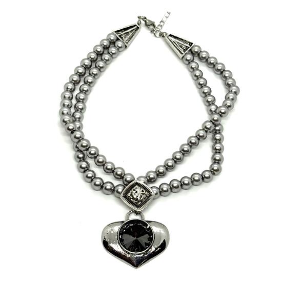 Колье с большим сердцем 