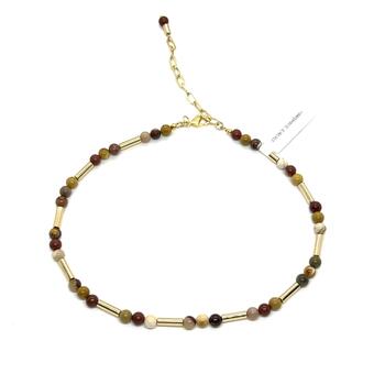 Колье гематит