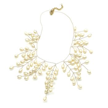 Колье гибкое с жемчугом