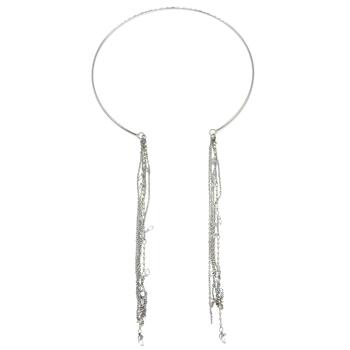 Колье чокер льдинки