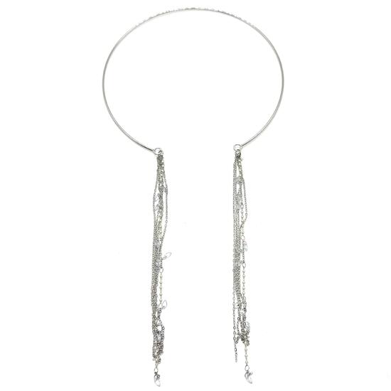 Колье чокер льдинки