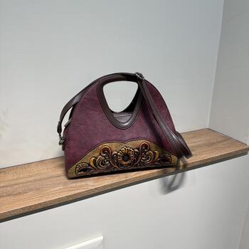 Сумка бордовая