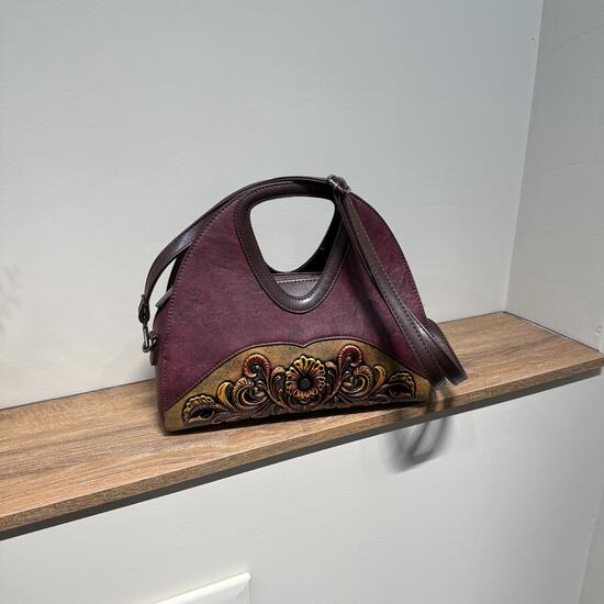 Сумка бордовая