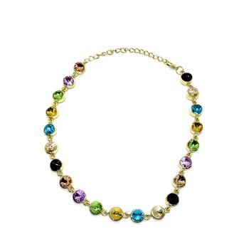 Колье цветной круг