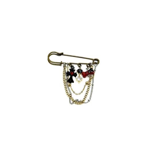 Брошь с крестом