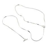 Колье галстук регулируемый родий