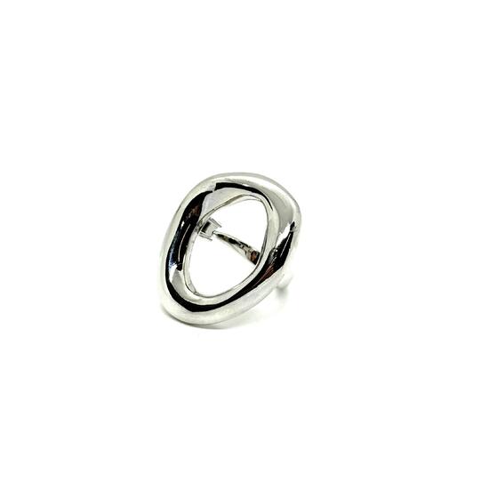 Кольцо большое овальное