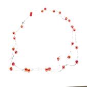 Колье сатуар родий в ассортименте