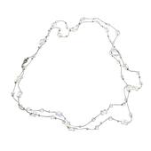 Колье сатуар родий в ассортименте